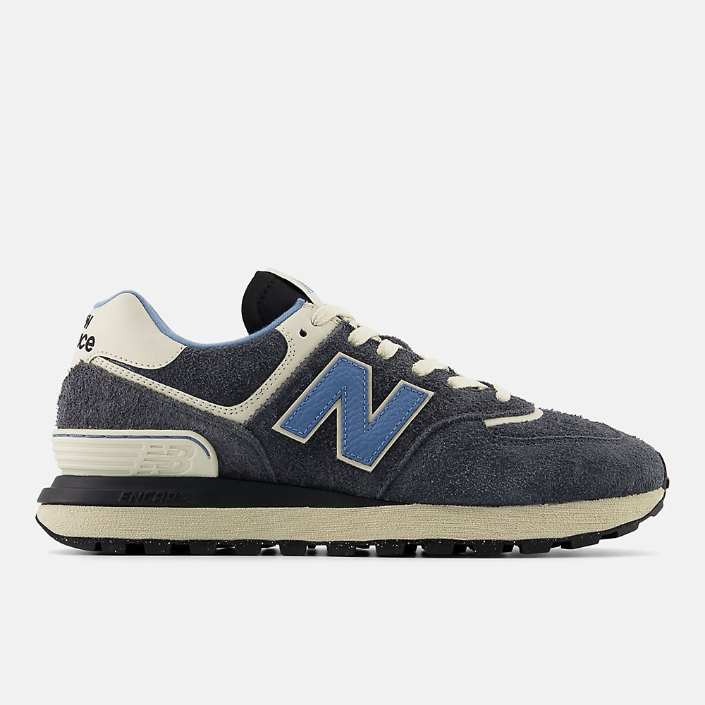 New Balance 574 LEGACY Shoes Black with Blue